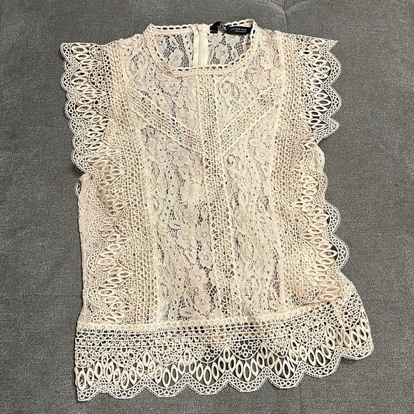 Zara Tops - Zara Lace Blouse
